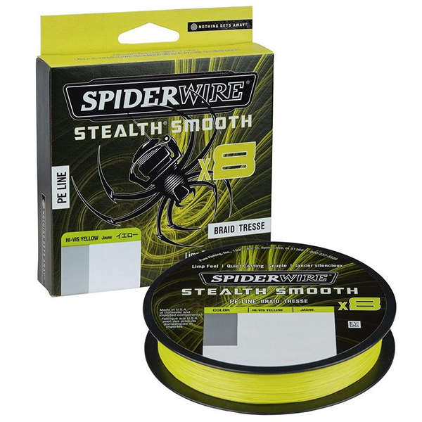 Šnúra SpiderWire Stealth Smooth 8 Yellow 150m