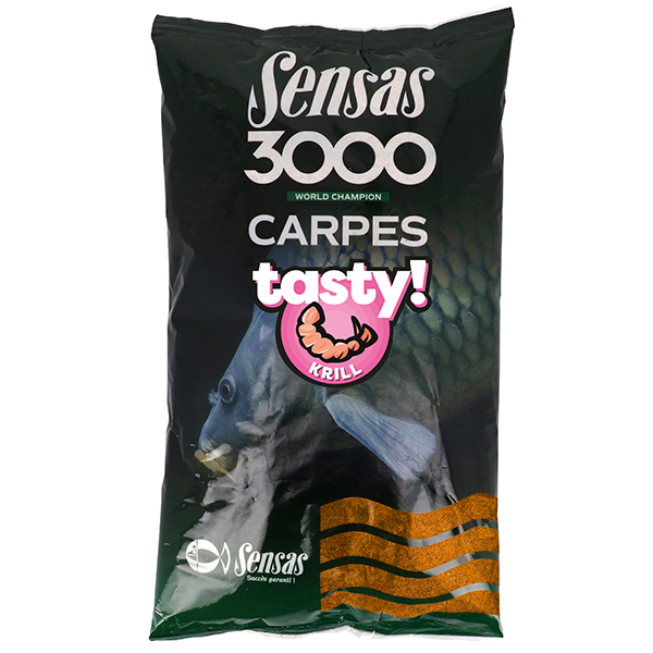Krmivo Sensas 3000 Carpes Tasty Krill - kapor/krill