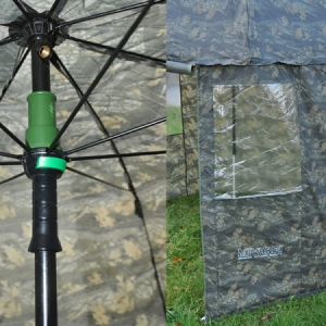 Dáždnik s bočnicou Mivardi Camou PVC Fullcover 2,5m