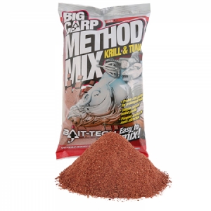 Krmivo Bait-tech Big Carp Method Mix Krill and Tuna 2kg
