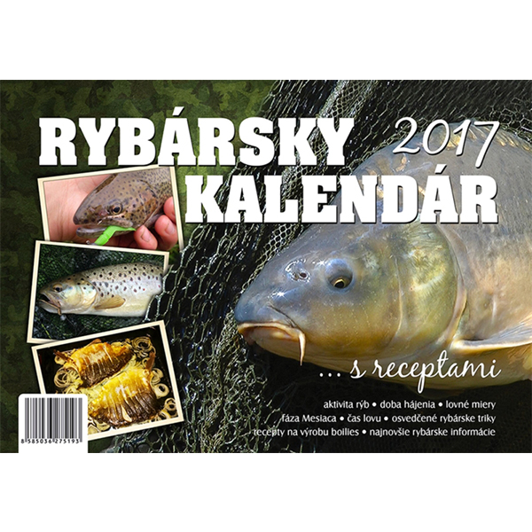 Rybársky kalendár 2017 - stolový
