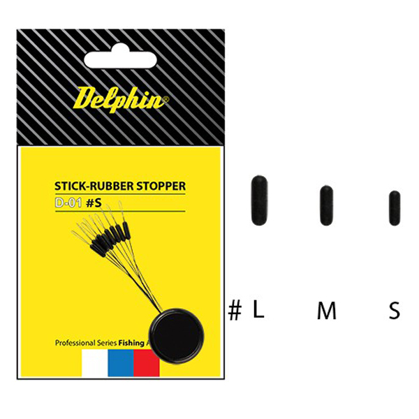 Zarážky Delphin Stick Rubber Stopper D-01