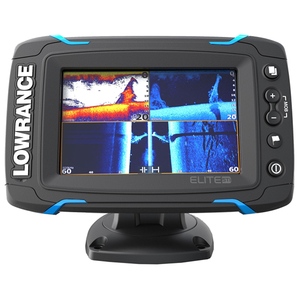 Dotykový sonar Lowrance Elite 5 Ti TotalScan + GPS, 60°- 120°, 30°- 55° a 180°