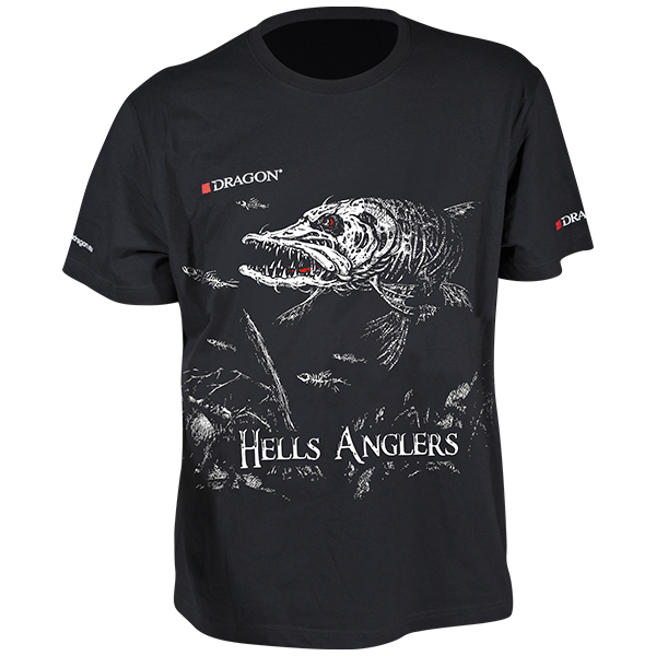 Tričko Dragon Hells Anglers - šťuka