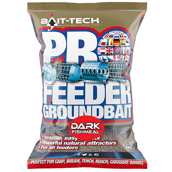 Krmivo Bait-tech Pro Feeder Dark Fishmeal 1kg