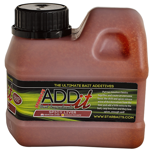 Pečeňový výťažok Starbaits ADDit Liquid Spicy Liver 500ml