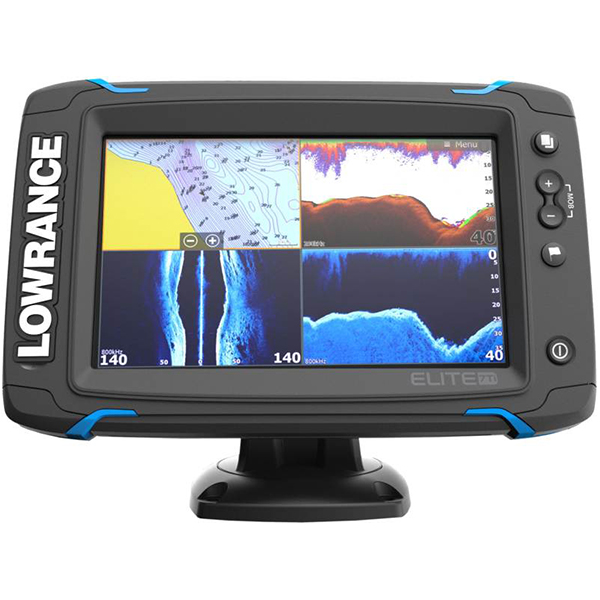 Dotykový sonar Lowrance Elite 7 Ti + GPS so sondou na more 60°- 90°