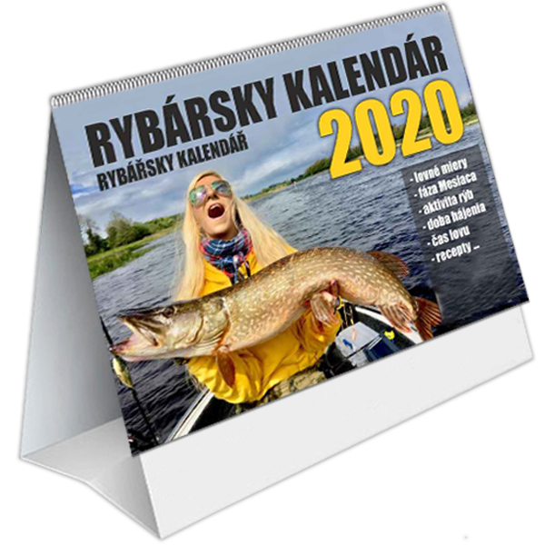 Rybársky kalendár 2020 s receptami - stolový