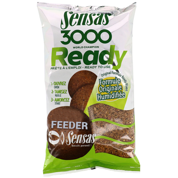 Vlhčené hotové krmivo Sensas 3000 Ready Feeder