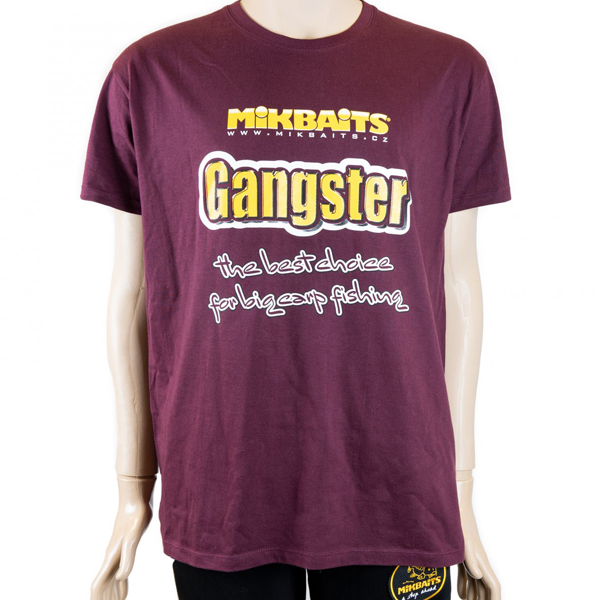 Tričko Mikbaits Gangster - burgundy