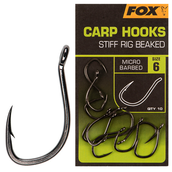 Háčik Fox Carp Hooks Stiff Rig Beaked
