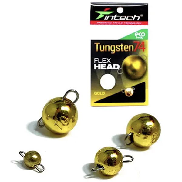 Čeburaška Intech Tungsten 74 Flex Head Gold - zlatá