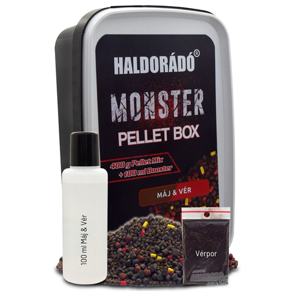 Haldorádó Monster Pellet Box - Pečeň Krv