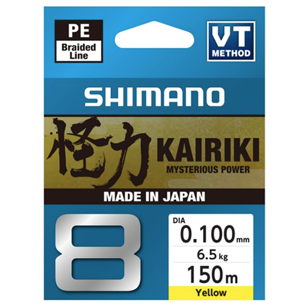 Šnúra Shimano Kairiki 8 Yellow 150m