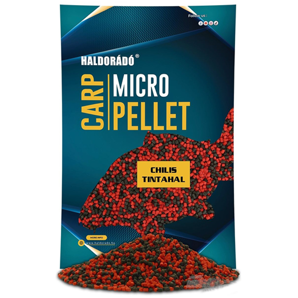 Pelety Haldorádó Carp Micro Pellet - chilli + kalamár