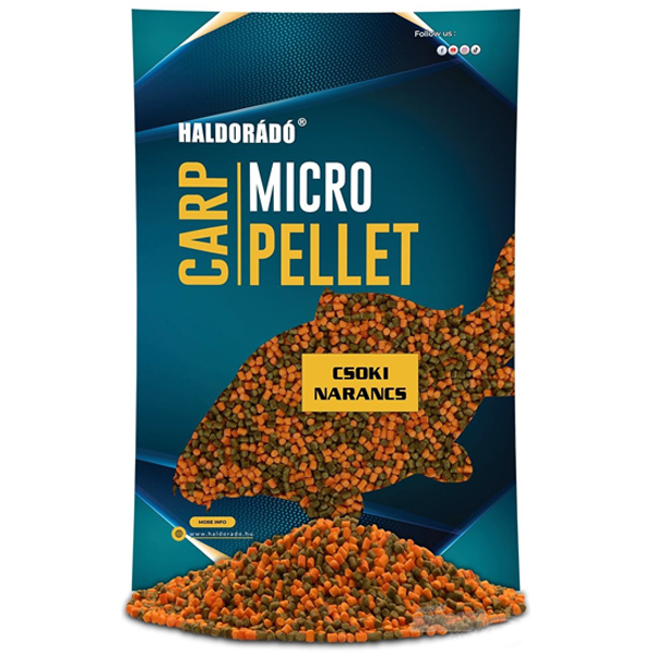 Pelety Haldorádó Carp Micro Pellet - čokoláda + pomaranč