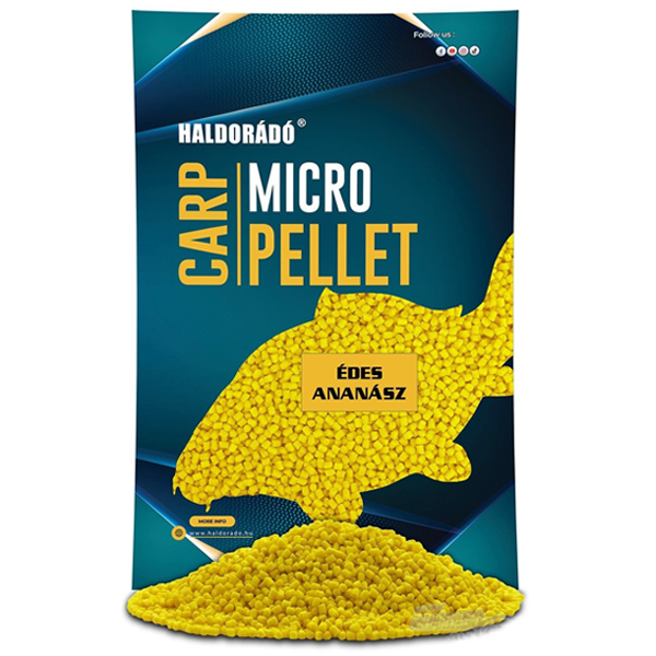 Pelety Haldorádó Carp Micro Pellet - sladký ananás