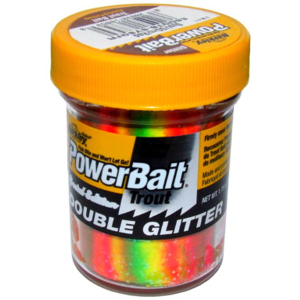Chytacie cesto Berkley PowerBait Double Glitter Trout Bait 