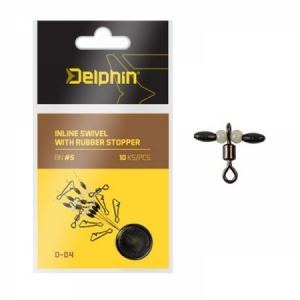 Systém - obratlík so zarážkami Delphin Inline Swivel D-04