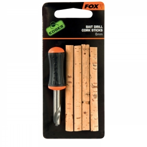 Vrták Fox Edges Bait Drill and Cork Sticks 6mm