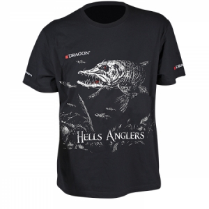 Tričko Dragon Hells Anglers - šťuka