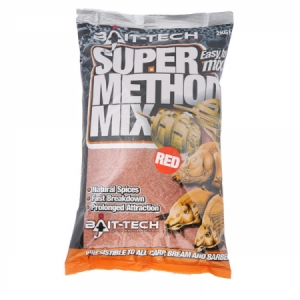 Krmivo Bait-tech Super Method Mix Red 2kg