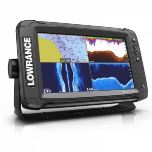 Dotykový sonar Lowrance Elite 9 Ti TotalScan + GPS, 60°- 120°, 30°- 55° a 180°