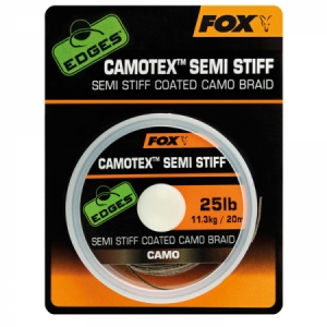 Šnúrka Fox Edges Camotex Semi Stiff Coated Camo Braid