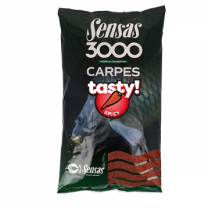 Krmivo Sensas 3000 Carpes Tasty Spicy - kapor/robin red