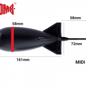 Kŕmna raketa SPOMB Midi X - stredná plus