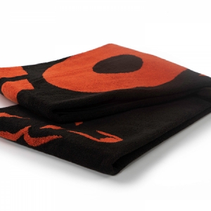 Veľká osuška Fox Beach Towel Black Orange