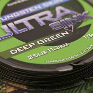 Šnúrka Gardner Ultra Sink Tungsten Skin Deep Green