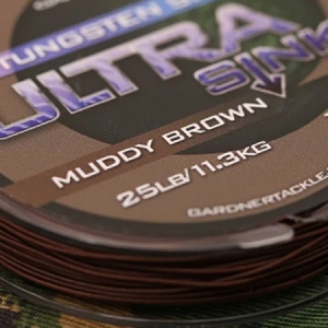 Šnúrka Gardner Ultra Sink Tungsten Skin Muddy Brown