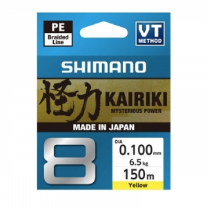 Šnúra Shimano Kairiki 8 Yellow 150m