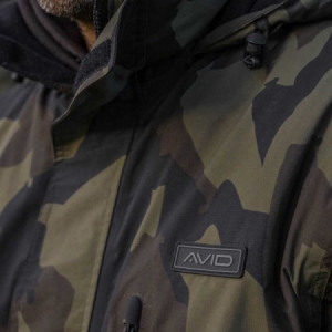 Zimný komplet Avid Carp Arctic 50 Camo Suit - bunda, nohavice