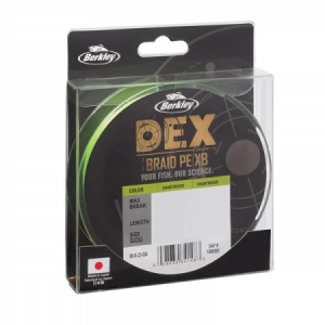 Šnúra Berkley DEX Braid PE X8 150m - fluo zelená