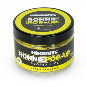 Extra plávajúce fluo boilies Mikbaits Ronnie Pop-up 16mm