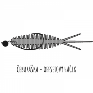 Libra Lures Turbo Worm 56 - krill