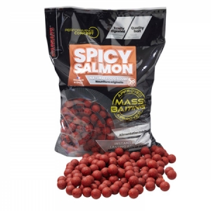 Starbaits Spicy Salmon Mass Baiting 3kg - boilies pre masívne kŕmenie